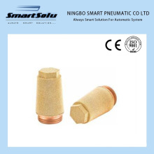 CB Type Series Exhaust Thread Pneumatic Muffler Pure Copper Feet
